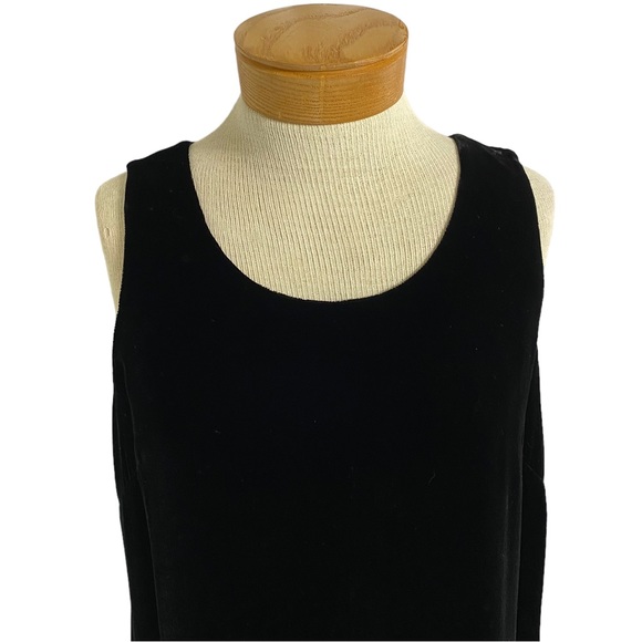 Jones New York 10 Velvet Column Dress, Sleeveless Side Slit - Picture 6 of 6